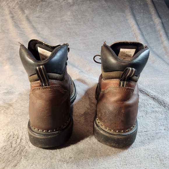 Red Wing Boots Mens 10.5 Brown Leather DynaForce 926 EH Electrical Hazard Work - Picture 5 of 9